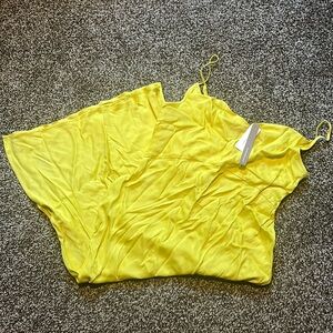 Anthropologie Midi Yellow Dress